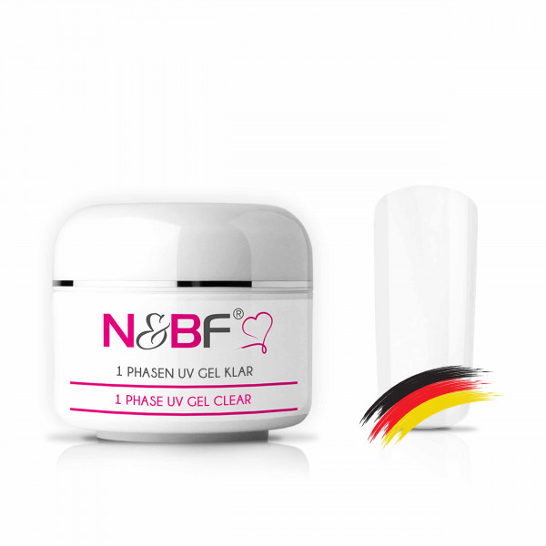 Nails & Beauty Factory 1-Phasen UV Gel Klar 15 ml