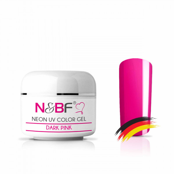 Nails & Beauty Factory Neon UV Color Gel Dark Pink Farbgel 5 ml
