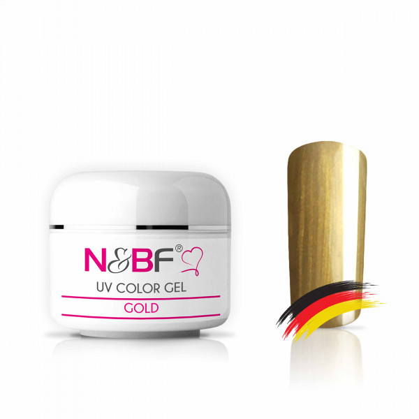 Nails & Beauty Factory UV Color Gel Gold Farbgel 5 nl