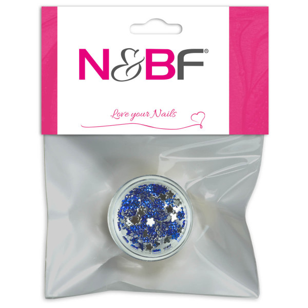 Nails-and-Beauty-Factory-Strasssteine-Blumen-Rhinestones-Flowers-Blue