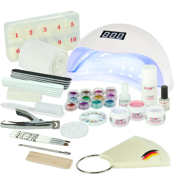 Nails-Beauty-Factory-UV-Nagelstudio-Starter-Set-Weiss