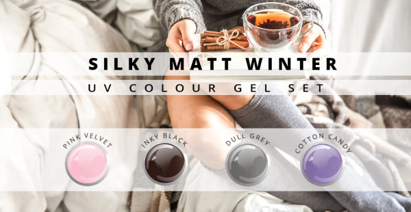 Nails and Beauty Factory Color Gel Set Silky Matt Winter