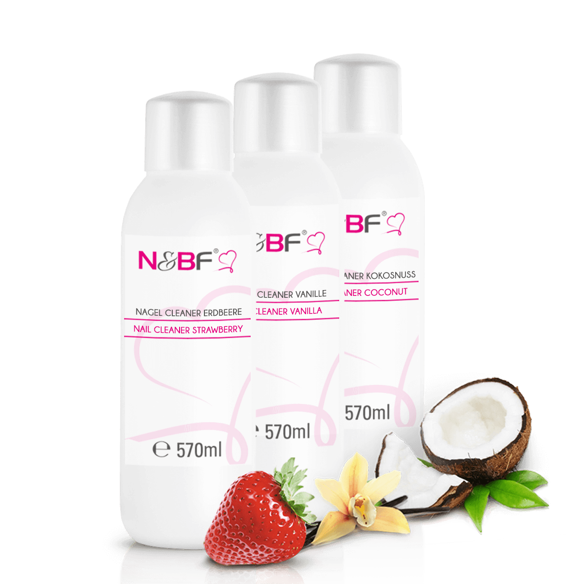 NAILS FACTORY | Cleaner pour Ongles Parfum Noix de Coco 500 ml | Nail  nettoyant utilisé pour nettoyer et dégraisser en qualité studio